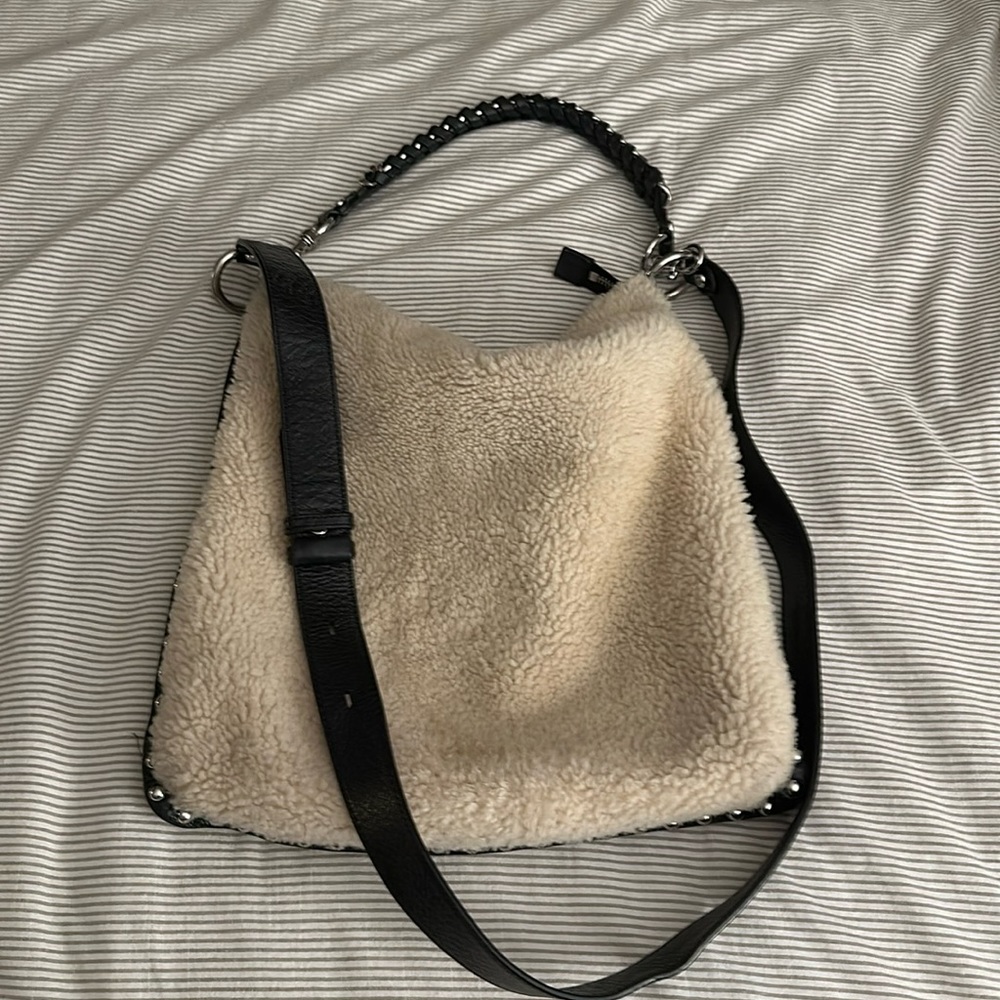 Fleece purse by Rebecca Minkoff